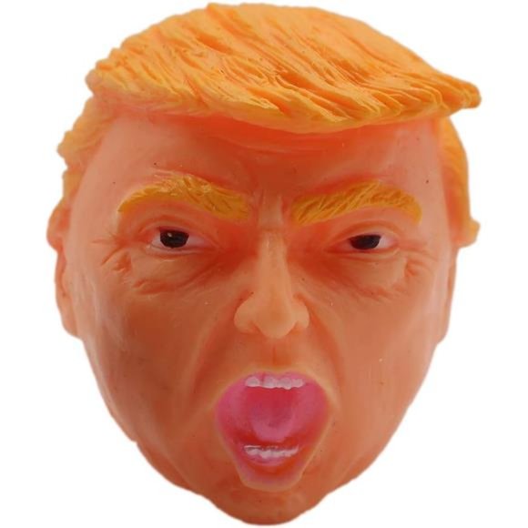 New 1 Donald Trump Stress Squeeze Ball Squishy Toy Cool Great Stocking Stuffer - Picture 1 of 8